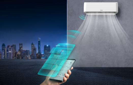 Klimatizace Hisense Comfort s Wi-Fi ovládáním pro nastavení teploty a režimů odkudkoliv přes smartphone.
